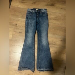 Shyanne Dark Blue Flare Jeans